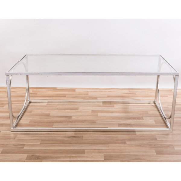 Glass coffee shop table cb2